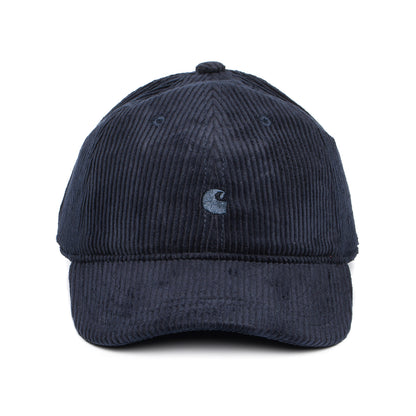 Carhartt WIP Hats Harlem Wide Wale Corduroy Baseball Cap - Dark Navy