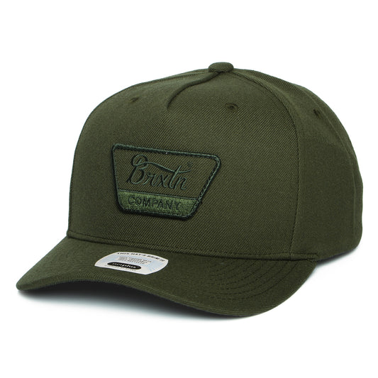 Brixton Hats Linwood C NetPlus MP Snapback Cap - Moss