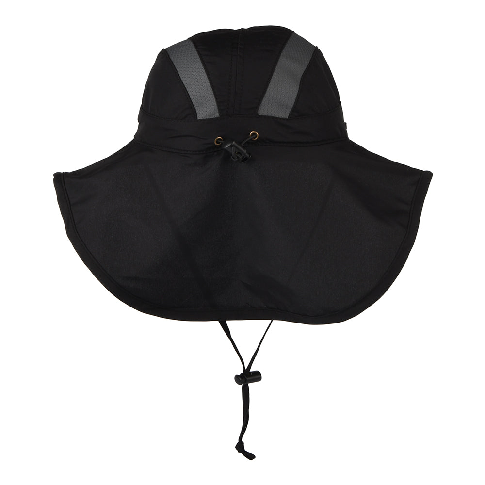 Scala Hats Natalie Foldable Sun Hat - Black