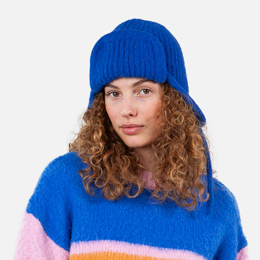 Barts Hats Bylo Knit Trapper Hat - Blue