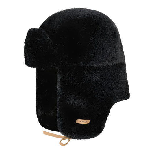 Barts Hats Lucerne Bomber Faux Fur Trapper Hat - Black