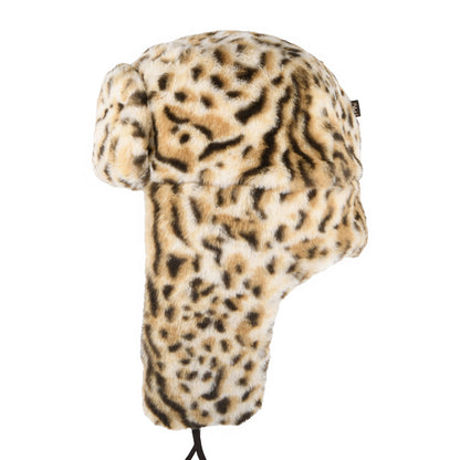 Kangol Faux Fur Trapper Hat - Snow Leopard