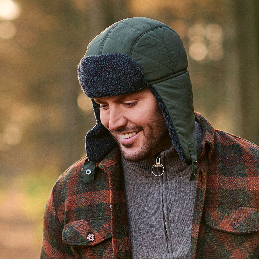 Failsworth Hats Snowdon Waterproof Trapper Hat - Olive