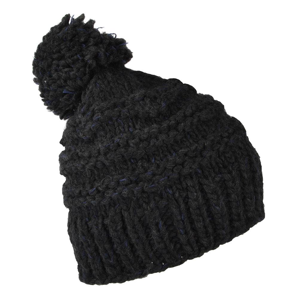 Barts Hats Jasmin Bobble Hat - Charcoal