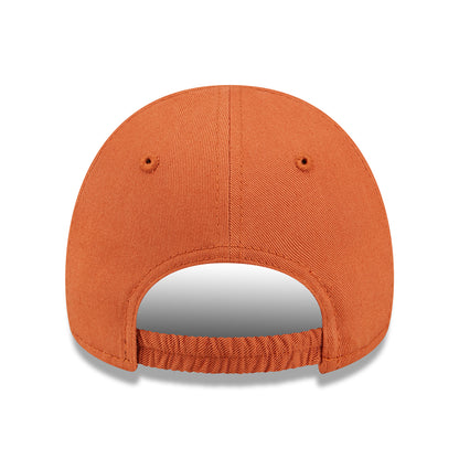 New Era Baby 9FORTY New York Yankees Baseball Cap - MLB League Essential - Orange-Oatmeal