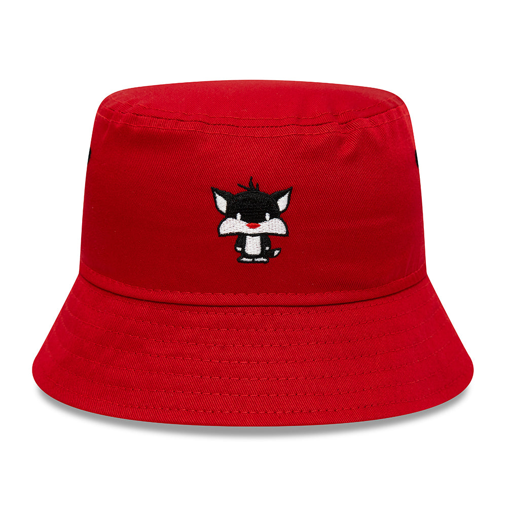 New Era Baby Sylvester Bucket Hat - Chibi Looney Tunes - Scarlet