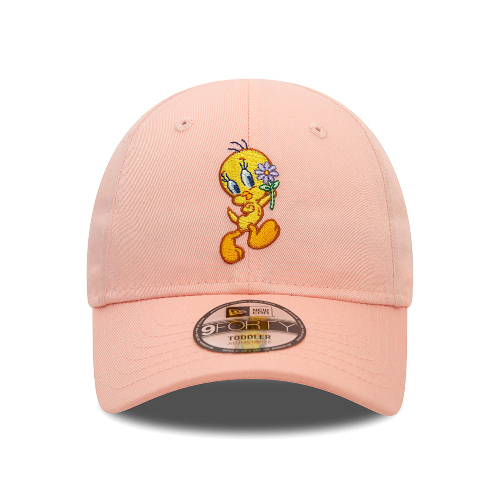 New Era Kids 9FORTY Tweety Bird Baseball Cap - Looney Tunes - Peach