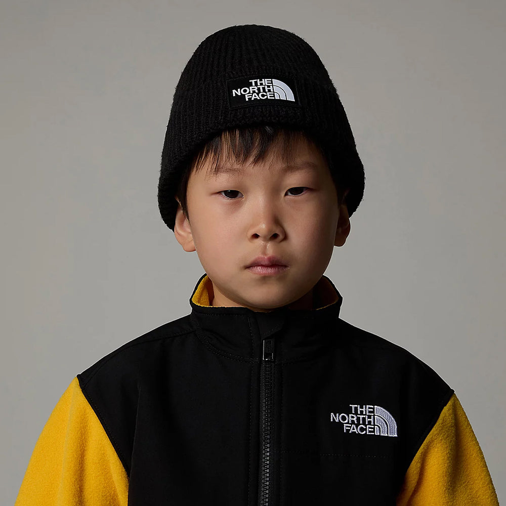 The North Face Hats Kids TNF Box Logo Cuffed Beanie Hat - Black