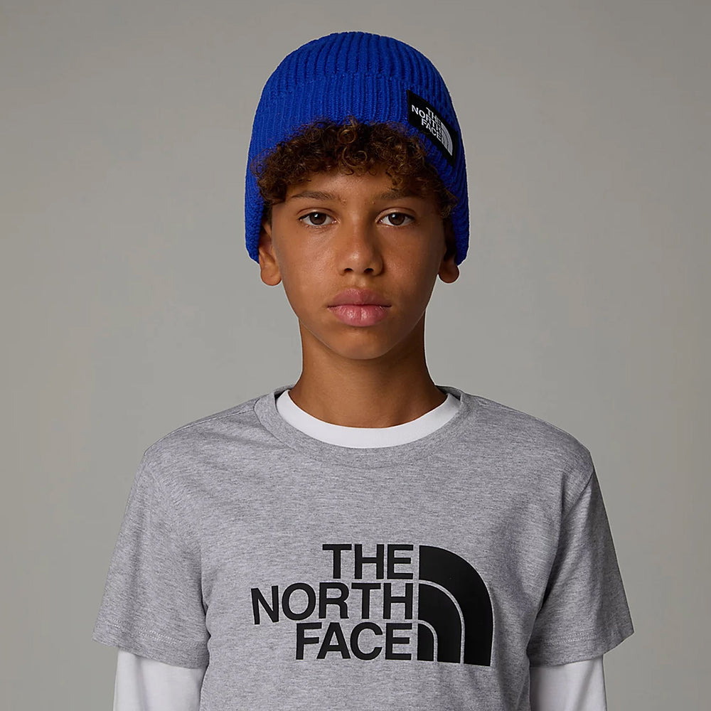 The North Face Hats Kids TNF Box Logo Cuffed Beanie Hat - Royal Blue