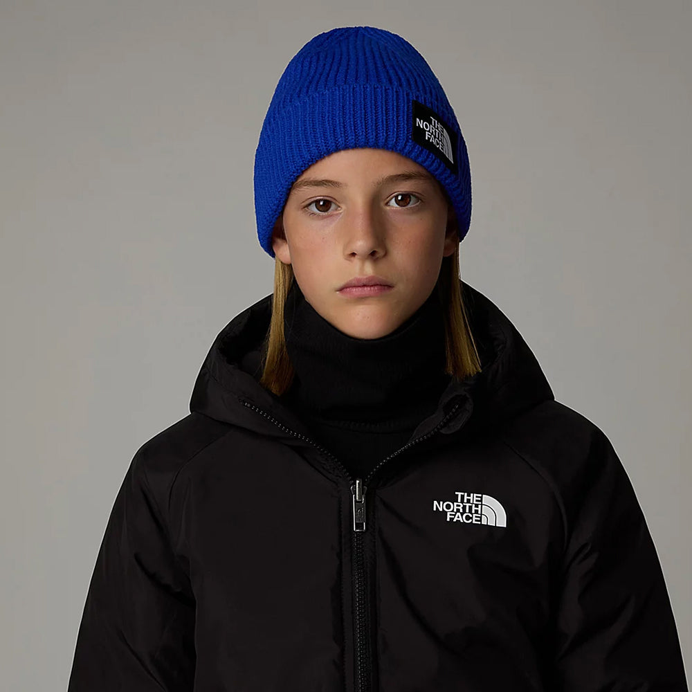 The North Face Hats Kids TNF Box Logo Cuffed Beanie Hat - Royal Blue