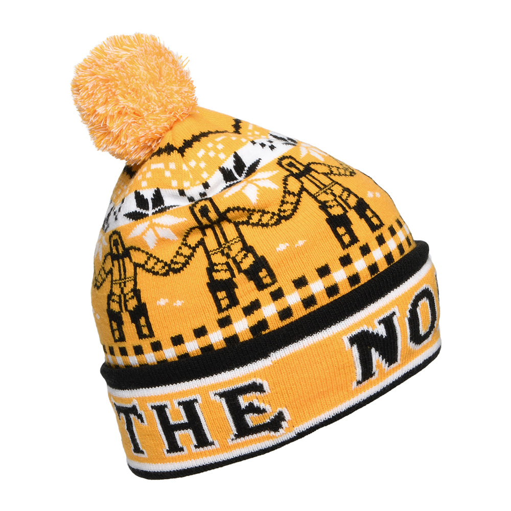 The North Face Hats Kids Ski Tuke Bobble Hat - Yellow-Black