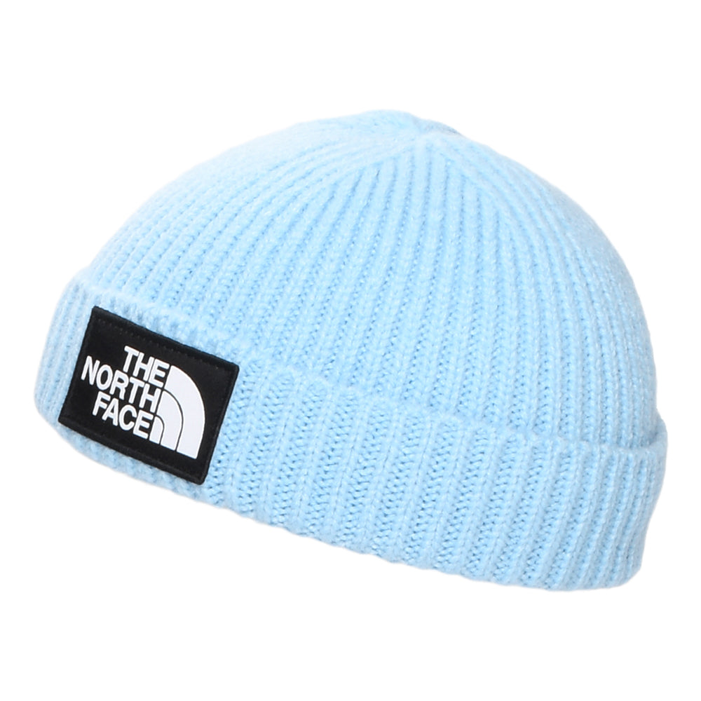 The North Face Hats Baby TNF Box Logo Cuffed Beanie Hat - Cornflower