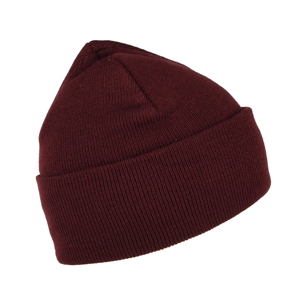 Carhartt WIP Hats Chase Cuffed Beanie Hat - Burgundy