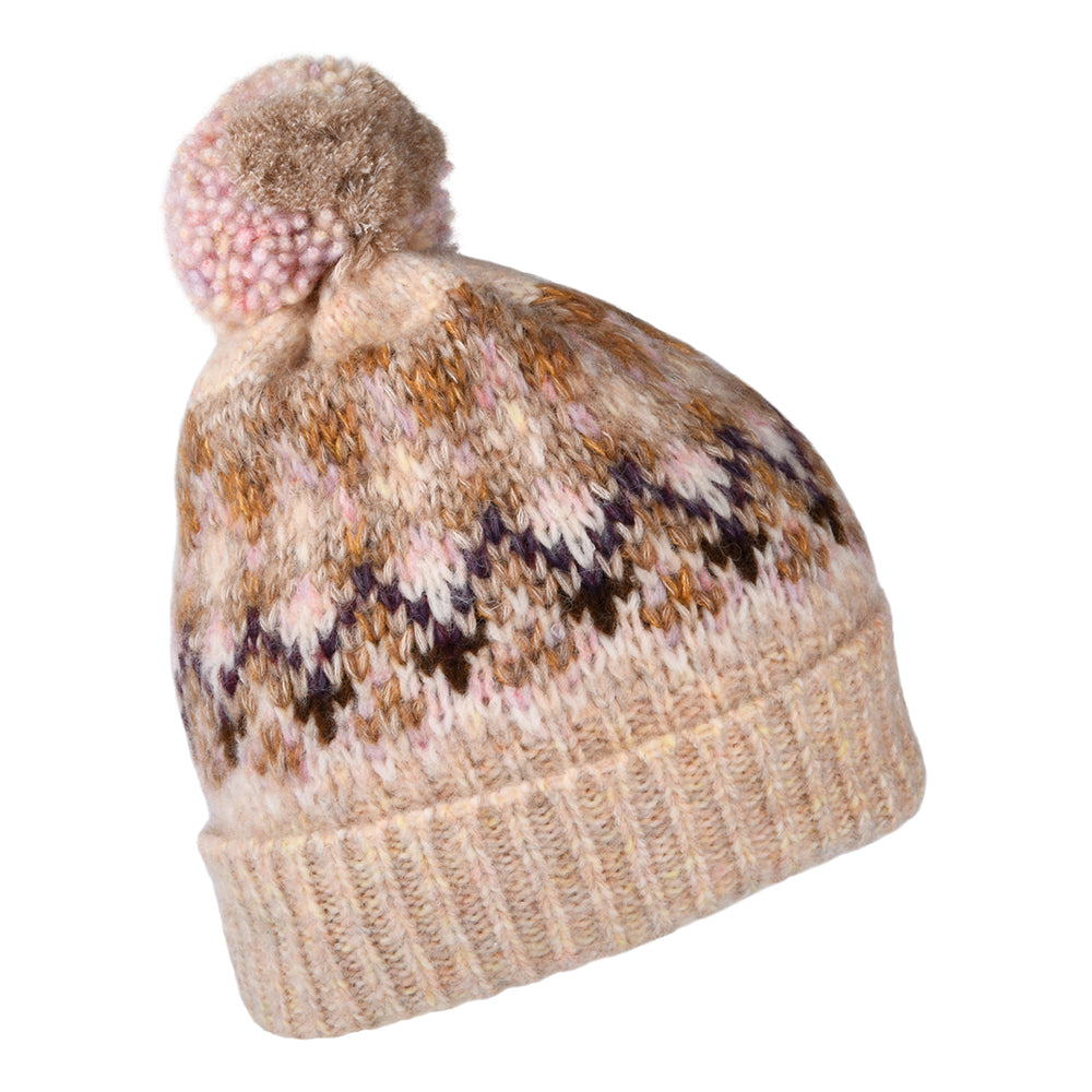 Barts Hats Renaa Recycled Bobble Hat - Light Brown