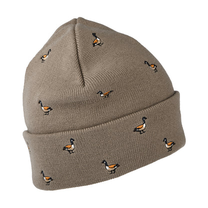 Barts Hats Vinson Goose Cuffed Beanie Hat - Taupe