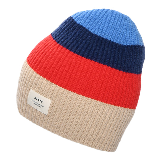 Barts Hats Dova Beanie Hat - Blue-Red-Cream