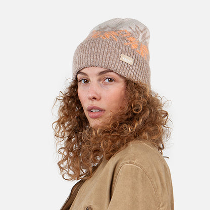 Barts Hats Fairywren Cuffed Beanie Hat - Light Brown-Apricot