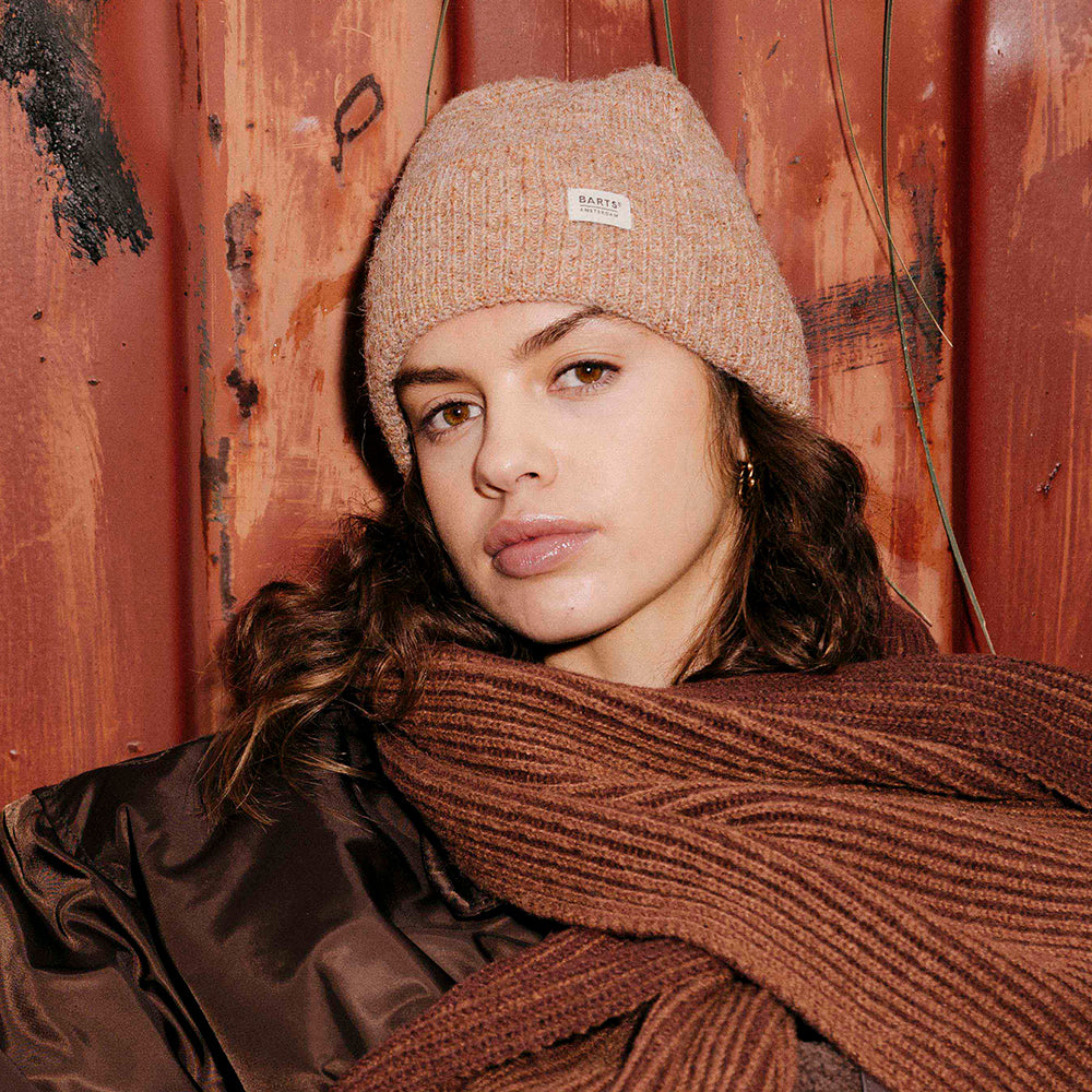 Barts Hats Laksa Cuffed Beanie Hat - Light Brown