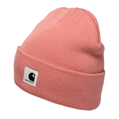 Carhartt WIP Hats Ashley Cuffed Beanie Hat - Dusky Pink