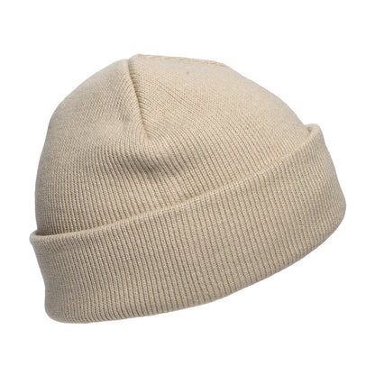 Carhartt WIP Hats Stratus Short Watch Beanie Hat - Cream