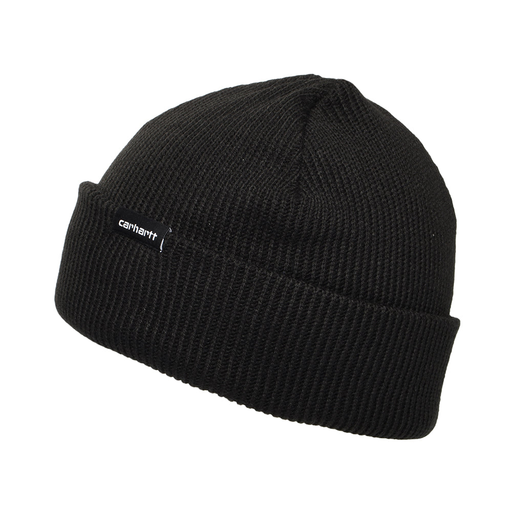 Carhartt WIP Hats Gordan Recycled Cuffed Beanie Hat - Black