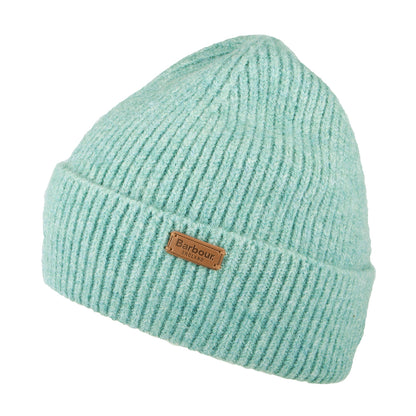 Barbour Hats Pendle Recycled Cuffed Beanie Hat - Mint