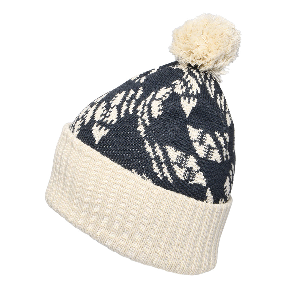 Patagonia Hats Synched Flight Powder Town Bobble Hat - Navy-Cream