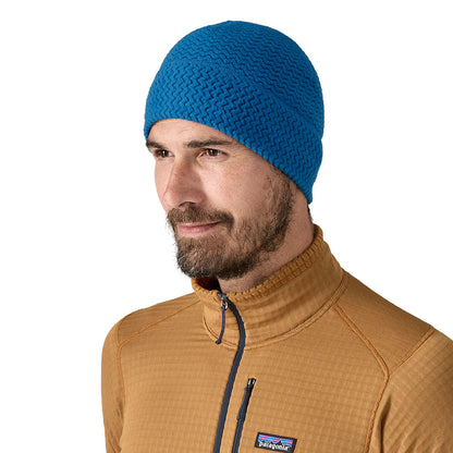 Patagonia Hats R1 Air Jacquard Fleece Beanie Hat - Blue