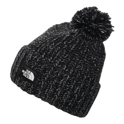 The North Face Hats Cozy Chunky Cabin Bobble Hat - Black-White