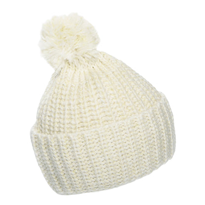 The North Face Hats Cozy Chunky Cabin Bobble Hat - Off White