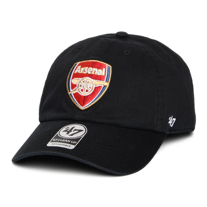 47 Brand Arsenal FC Baseball Cap - Clean Up - Black