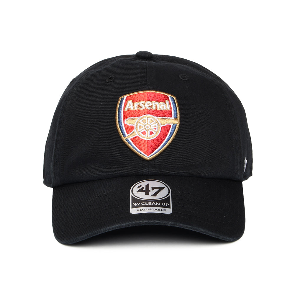 47 Brand Arsenal FC Baseball Cap - Clean Up - Black