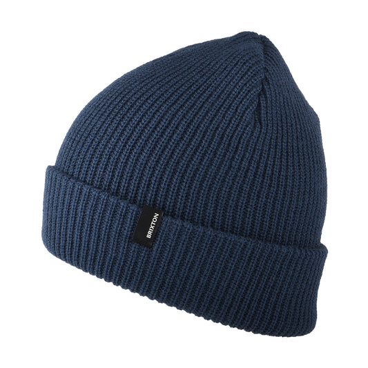 Brixton Hats Heist Cuffed Beanie Hat - Dark Denim