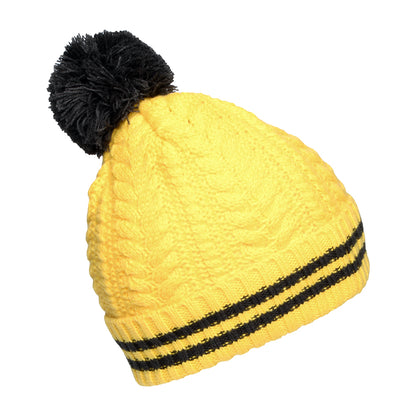 New Era Kids Hufflepuff Bobble Hat - Harry Potter - Yellow