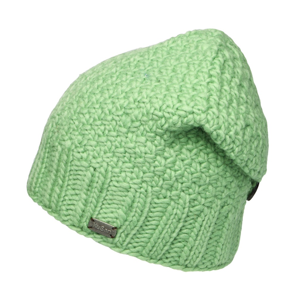 Kusan Button Down Beanie Hat - Mint