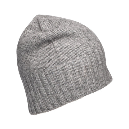 Kusan Wool-Cashmere Beanie Hat - Grey