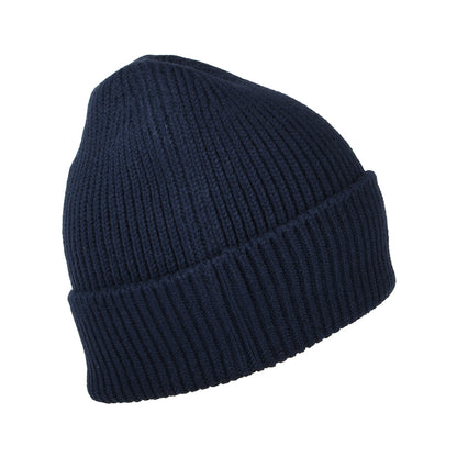 New Balance Hats Rib Knit Cuffed Beanie Hat - Navy Blue