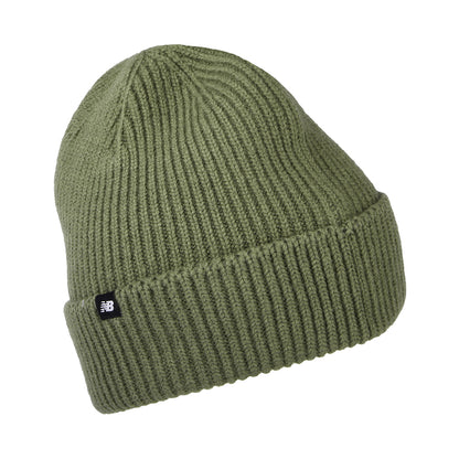 New Balance Hats Watchman Block N Fisherman Beanie Hat - Dark Olive