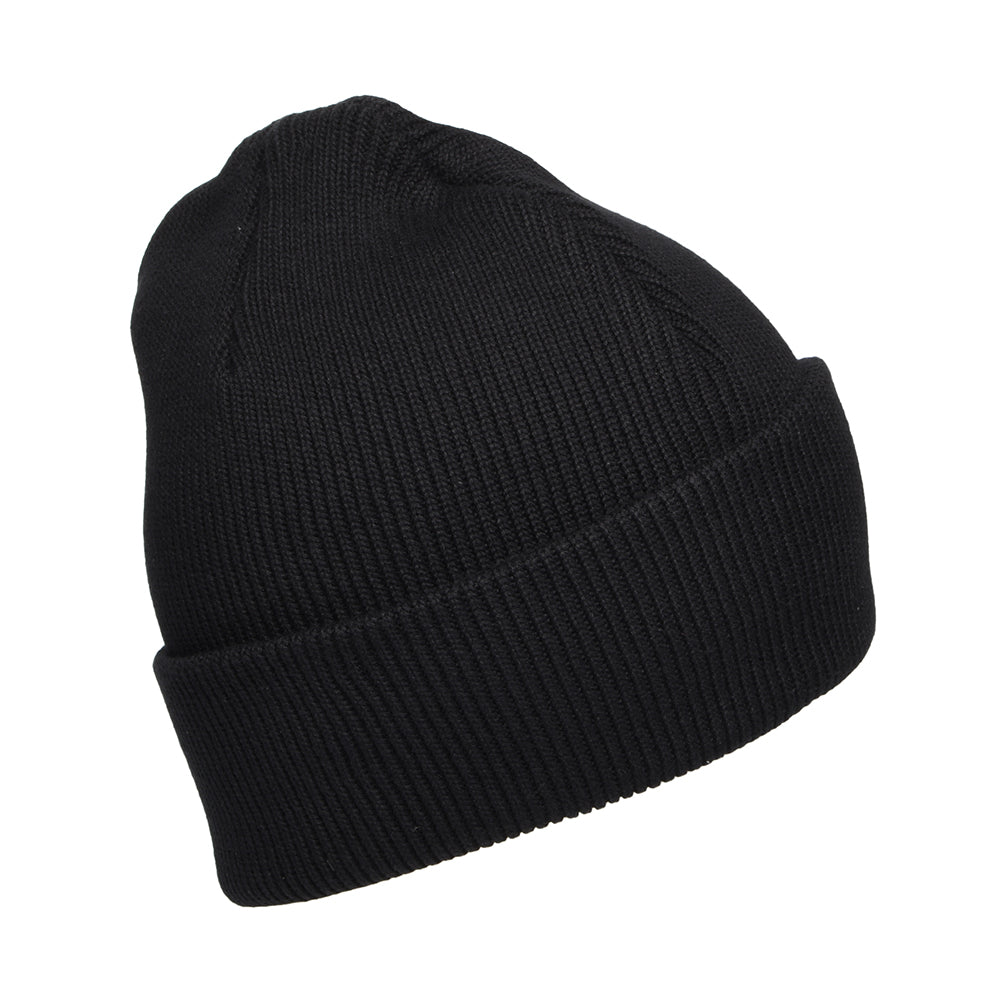 Levi's Hats Backpatch Cotton Beanie Hat - Black