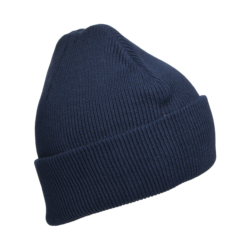 Levi's Hats Backpatch Cotton Beanie Hat - Navy Blue