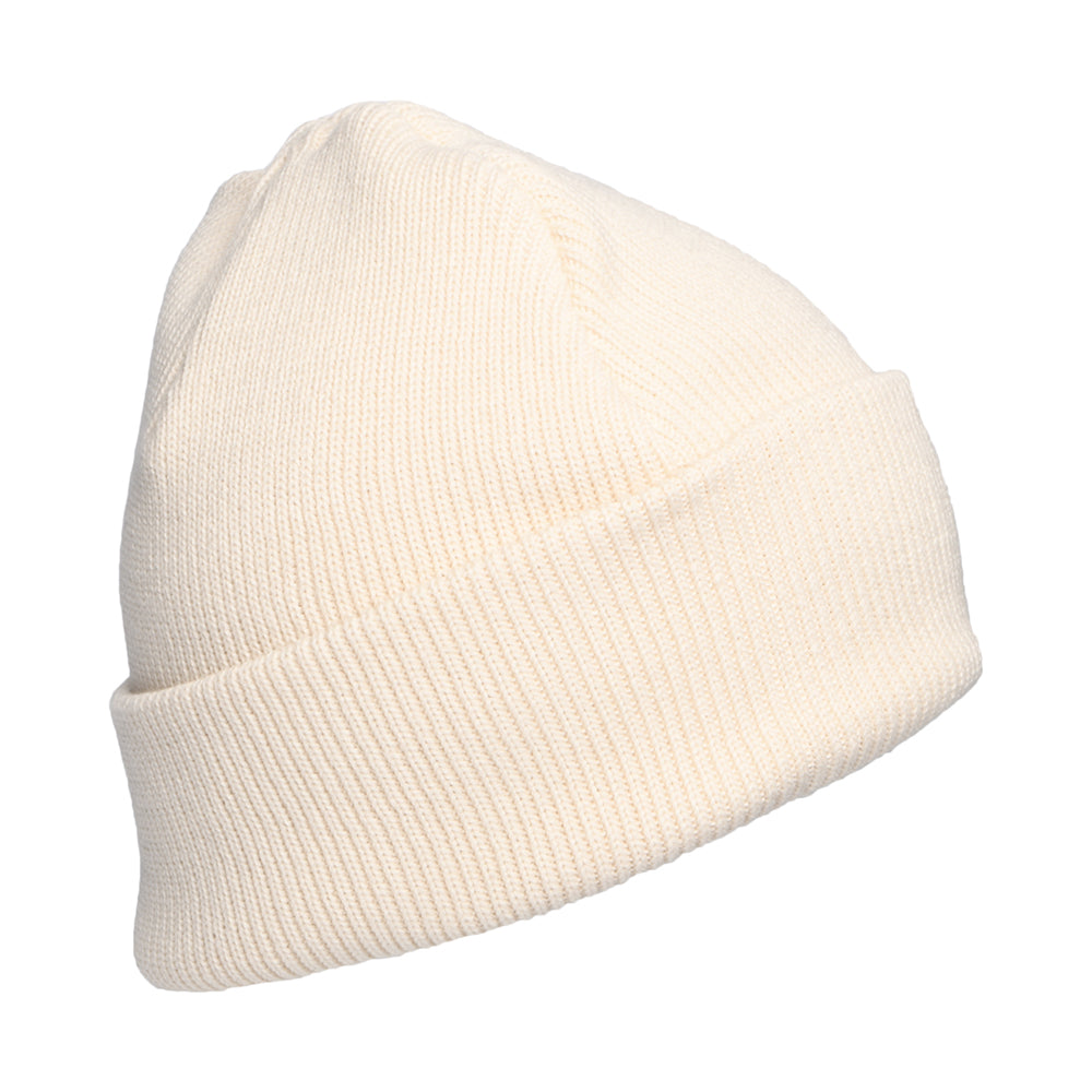 Levi's Hats Womens Backpatch Cotton Beanie Hat - Cream