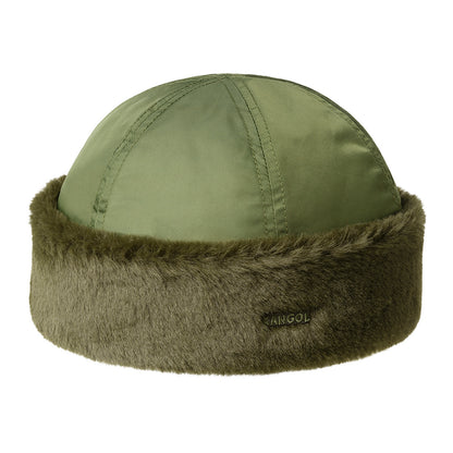 Kangol Aviator Watch Cap Beanie Hat - Olive