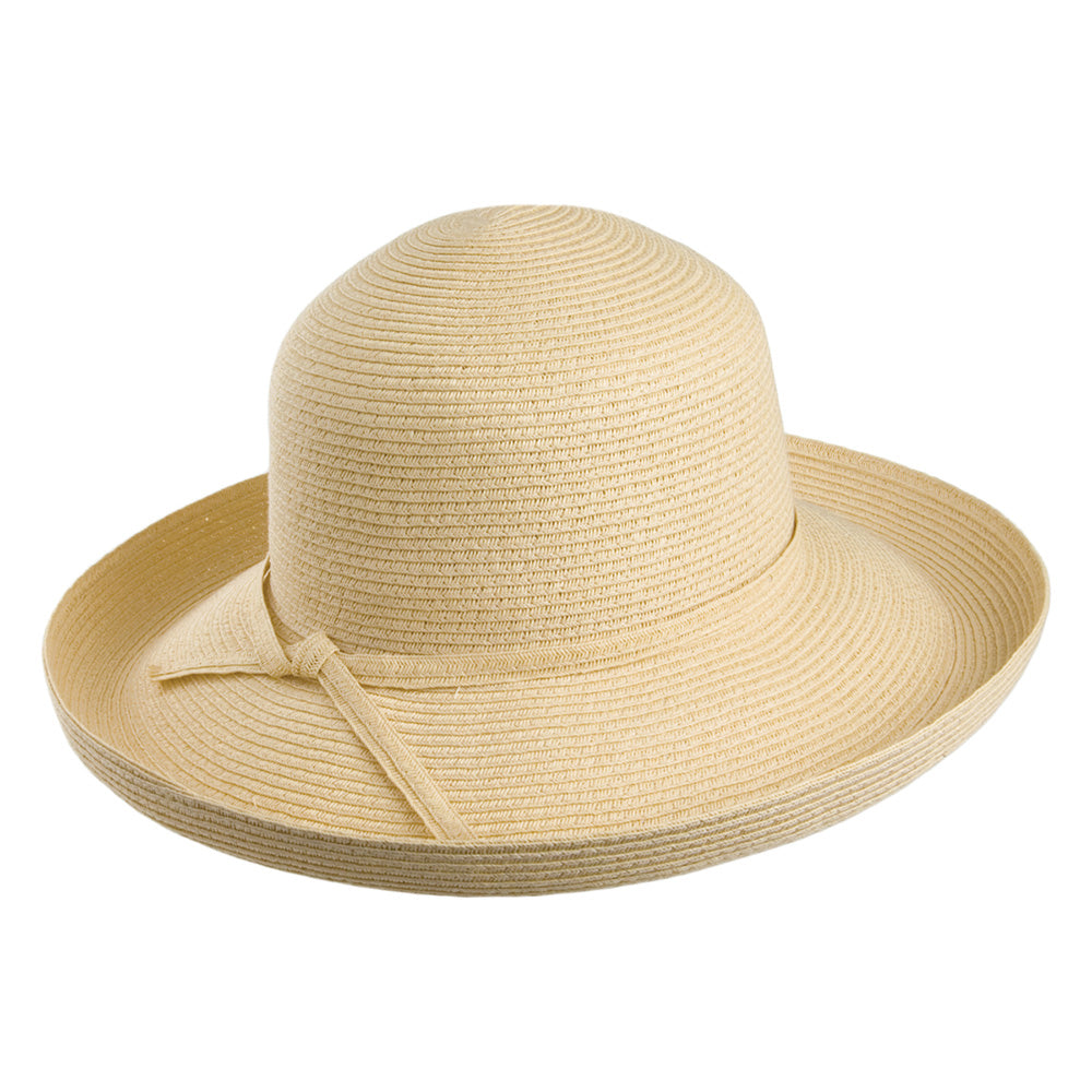 sur la tête Womens Traveller Packable Sun Hat - Natural – Village Hats