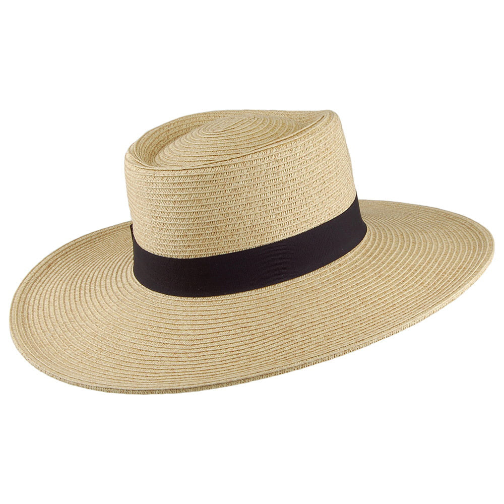 Scala Hats Big Brim Toyo Straw Sun Hat - Natural