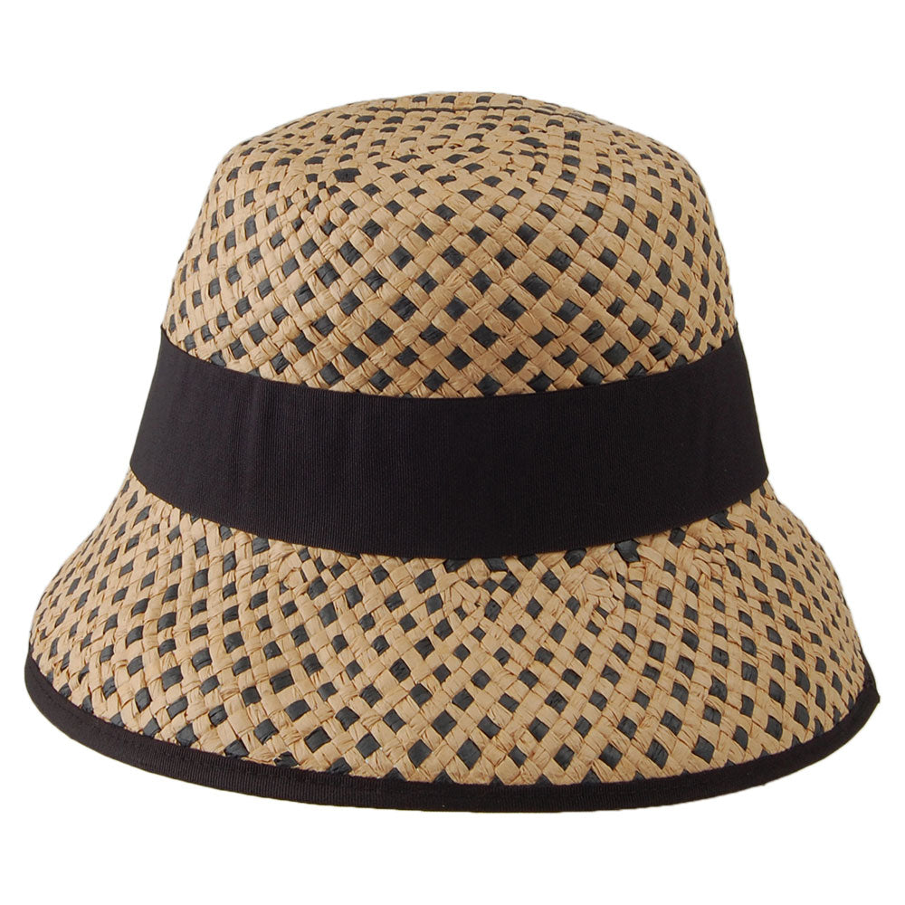 Betmar Hats Bridgitte Sun Hat - Natural-Black