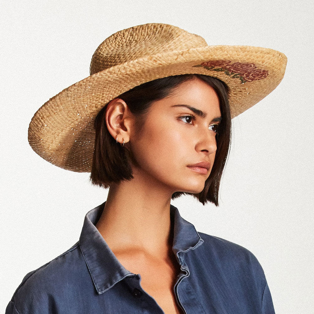 Brixton Hats Jenna Fedora Sun Hat - Natural