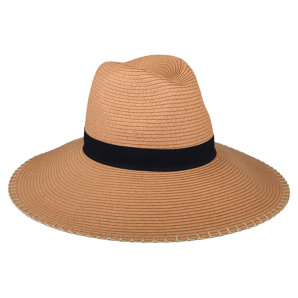 Joules Hats Sia Wide Brim Summer Fedora Hat - Natural – Village Hats