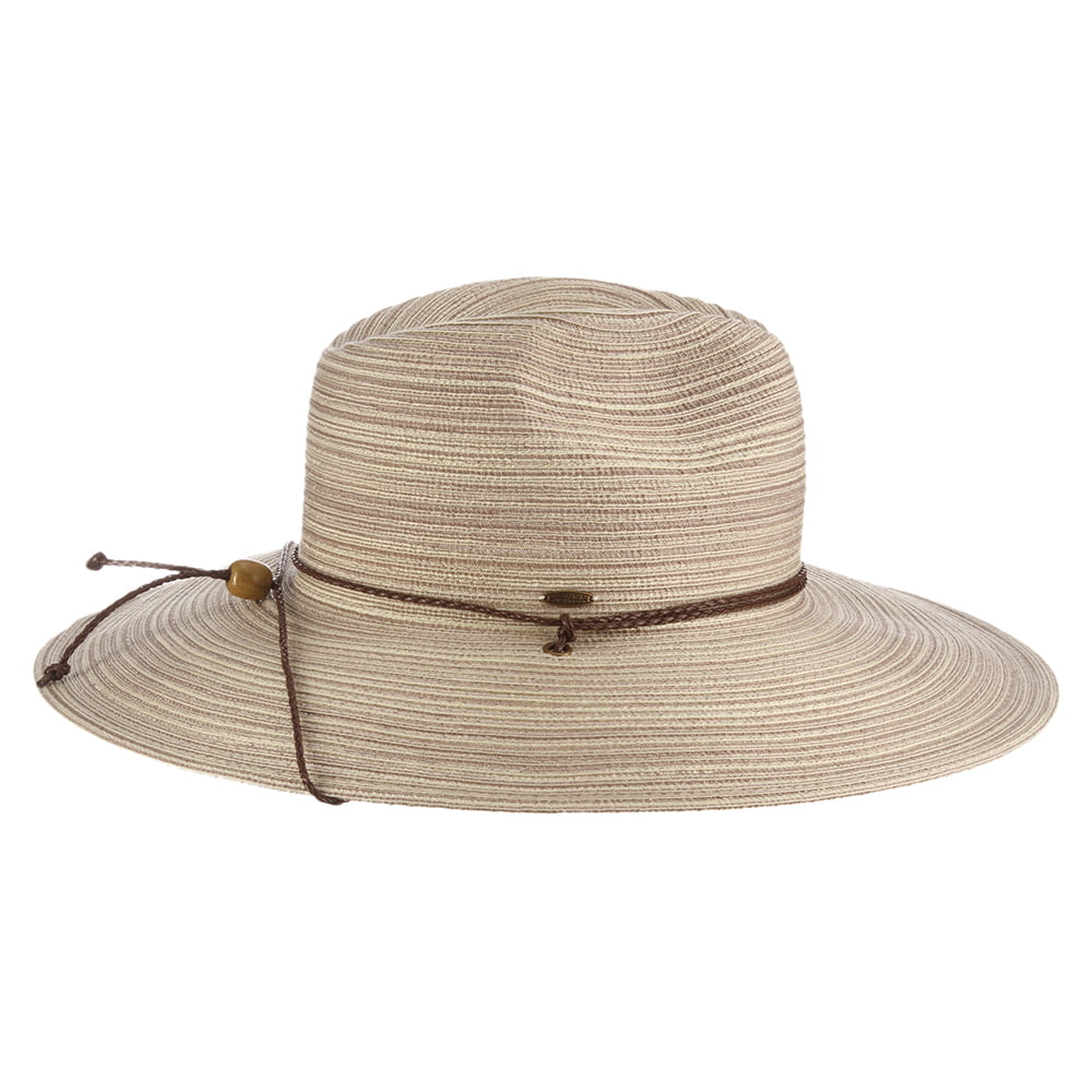 Scala Hats Paignton Safari Fedora Hat - Cream