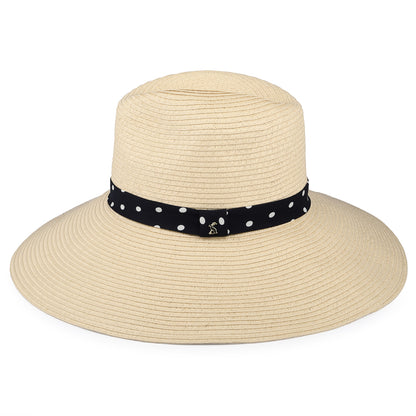 Joules Hats Sia Wide Brim Fedora Sun Hat - Natural