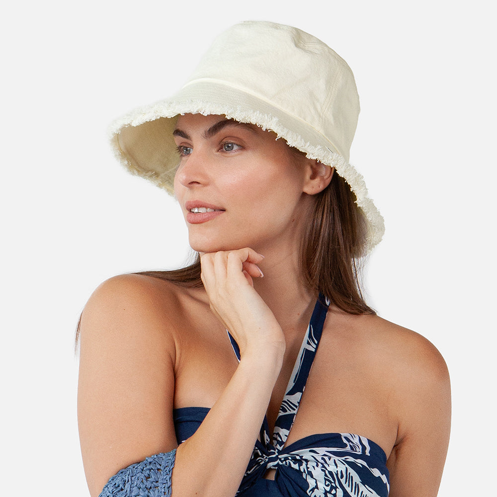 Barts Hats Huahina Cotton Sun Hat - Cream